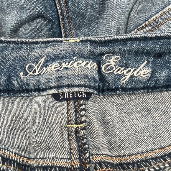 American Eagle Distressed Stretch Jeggings Size 0 Women’s - Picture 2 of 5
